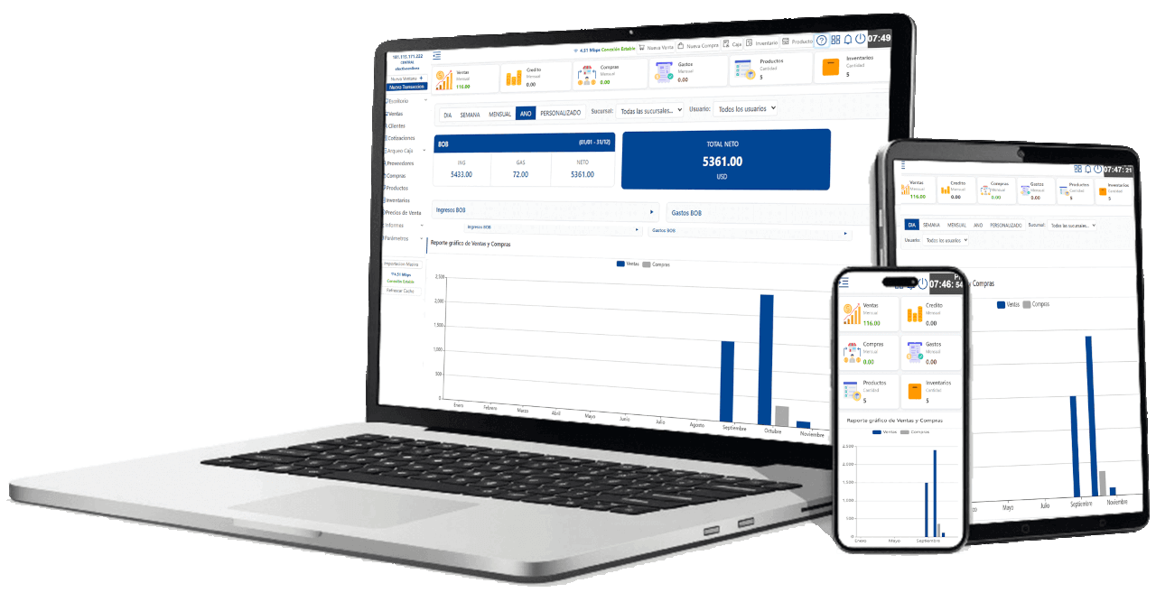 efectivo.io - Sistema de ventas e inventario